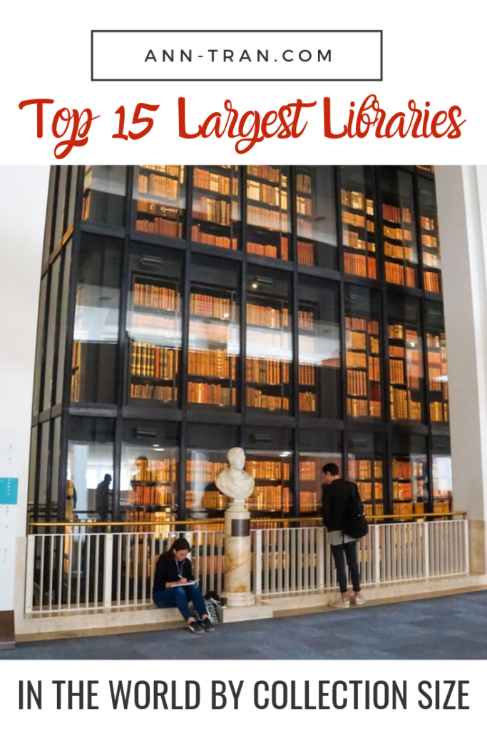 Top 15 Largest Libraries in the World by Collection Size