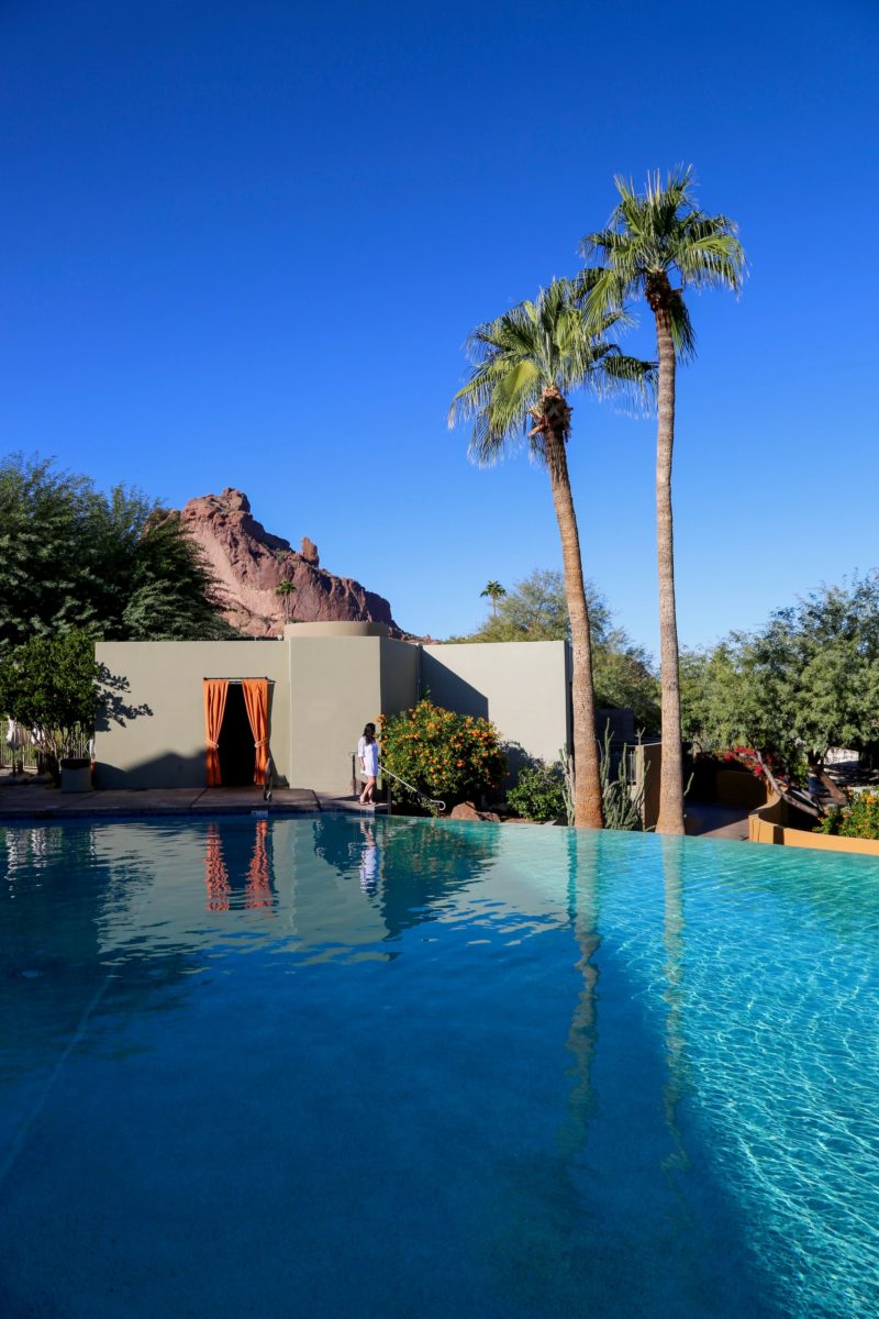 What do you think of this pool vista from Sanctuary Camelback Resort?